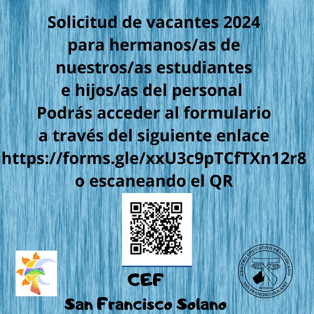 Solicitud vacantes 2024