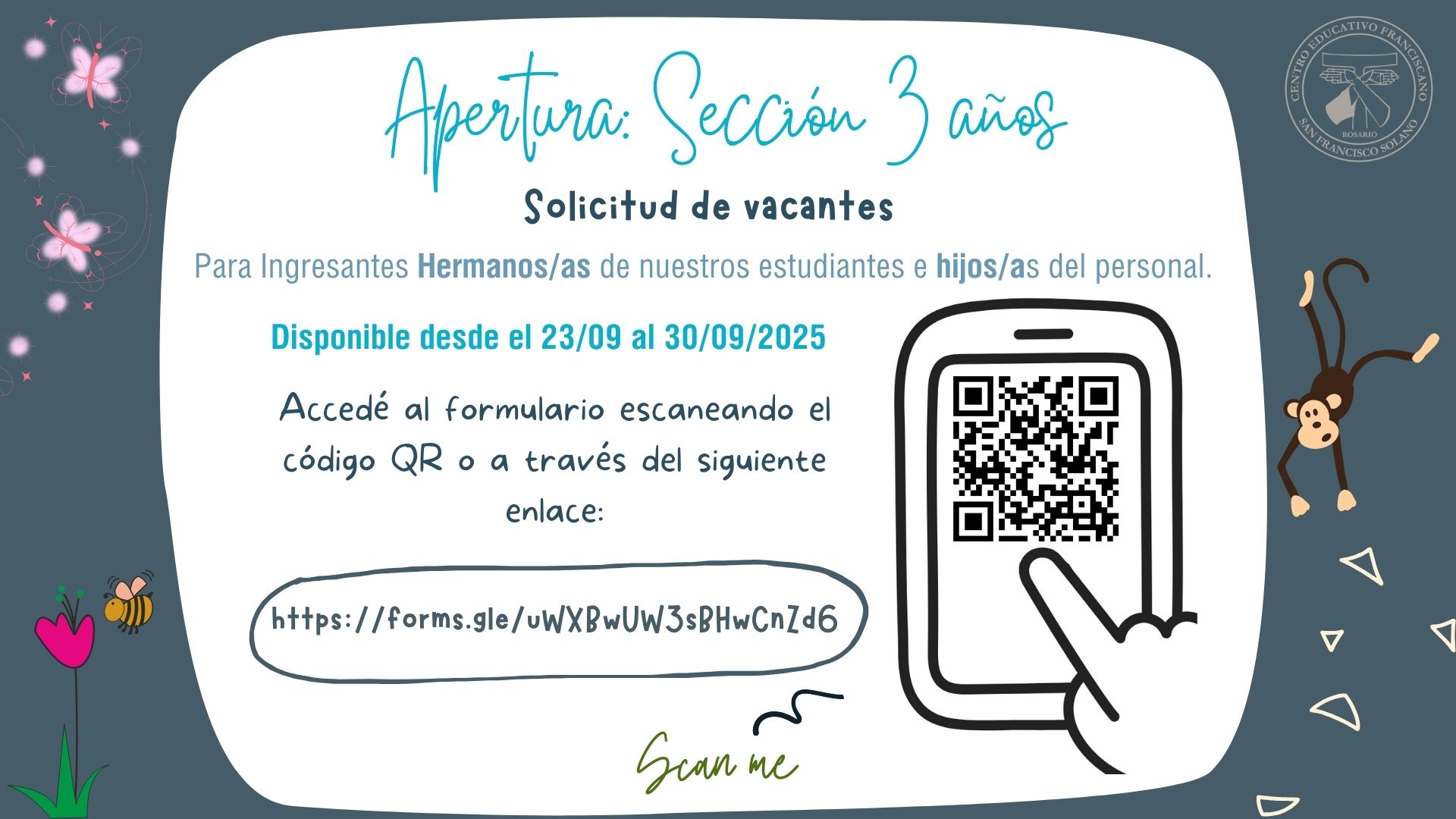 Solicitud vacante 2026